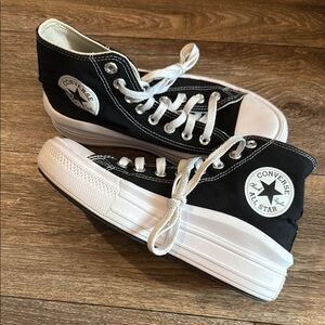 Converse Classic Black and White High-Tops